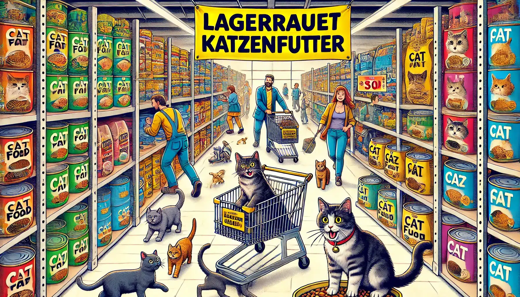 Lagerverkauf Katzenfutter